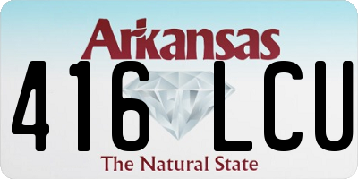 AR license plate 416LCU