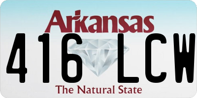 AR license plate 416LCW