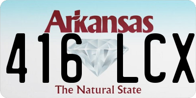 AR license plate 416LCX