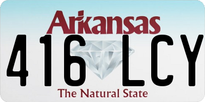 AR license plate 416LCY