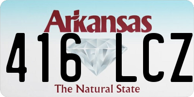 AR license plate 416LCZ