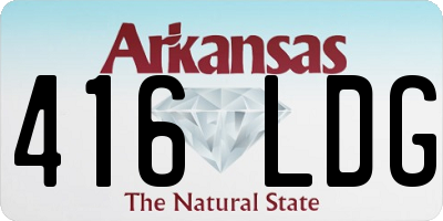 AR license plate 416LDG