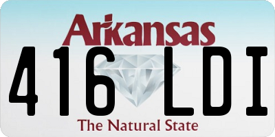 AR license plate 416LDI