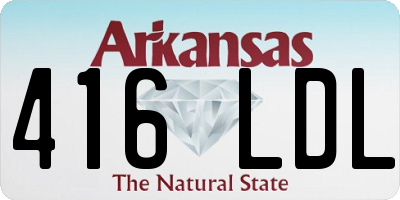 AR license plate 416LDL