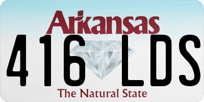 AR license plate 416LDS