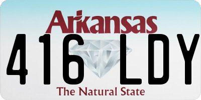 AR license plate 416LDY