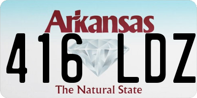 AR license plate 416LDZ