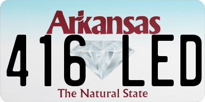AR license plate 416LED