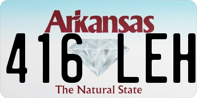 AR license plate 416LEH
