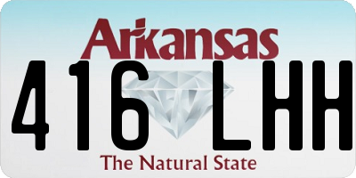 AR license plate 416LHH