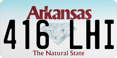 AR license plate 416LHI