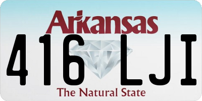 AR license plate 416LJI