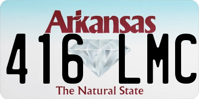 AR license plate 416LMC