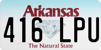 AR license plate 416LPU
