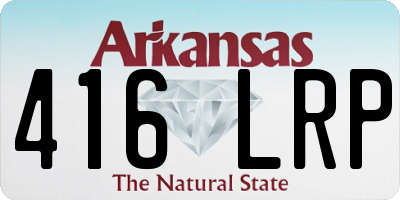 AR license plate 416LRP