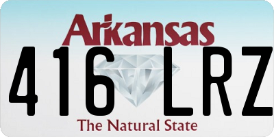 AR license plate 416LRZ