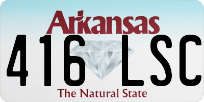 AR license plate 416LSC