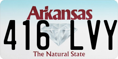 AR license plate 416LVY