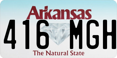 AR license plate 416MGH