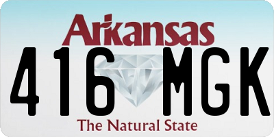AR license plate 416MGK