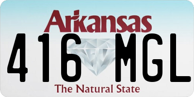 AR license plate 416MGL