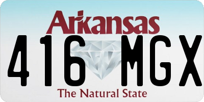 AR license plate 416MGX