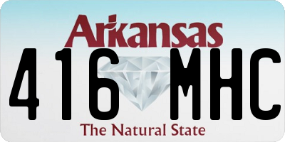 AR license plate 416MHC