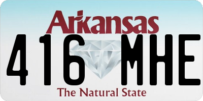 AR license plate 416MHE