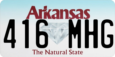 AR license plate 416MHG