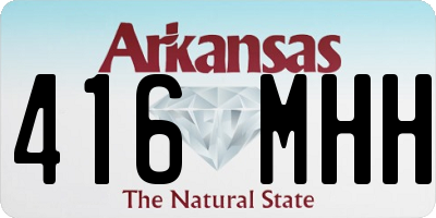 AR license plate 416MHH