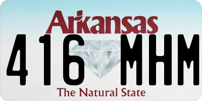 AR license plate 416MHM
