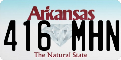 AR license plate 416MHN