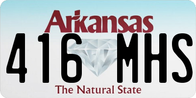 AR license plate 416MHS