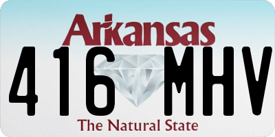 AR license plate 416MHV