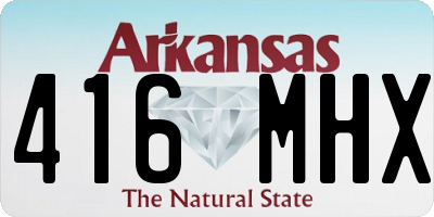 AR license plate 416MHX