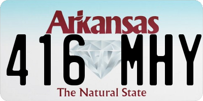 AR license plate 416MHY