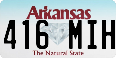 AR license plate 416MIH