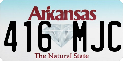 AR license plate 416MJC