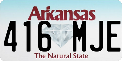AR license plate 416MJE