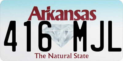 AR license plate 416MJL