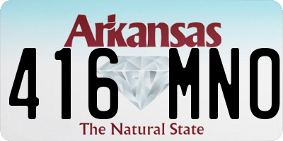AR license plate 416MNO