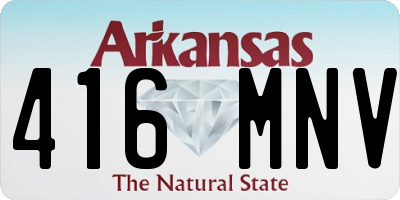 AR license plate 416MNV