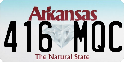 AR license plate 416MQC