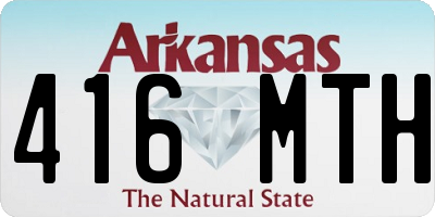 AR license plate 416MTH