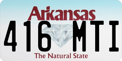 AR license plate 416MTI