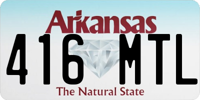 AR license plate 416MTL