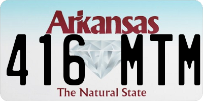 AR license plate 416MTM