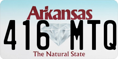 AR license plate 416MTQ