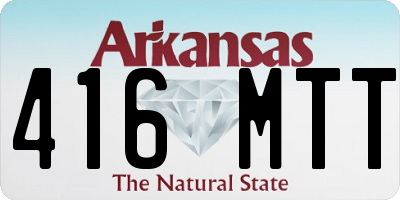 AR license plate 416MTT