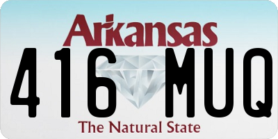 AR license plate 416MUQ